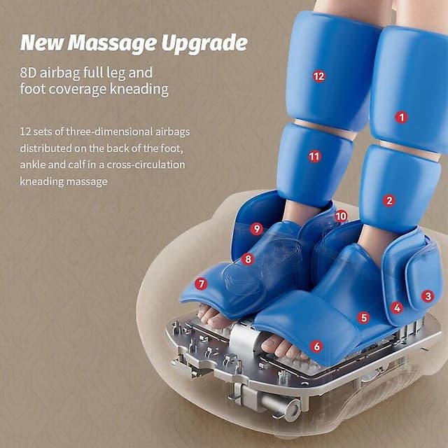 جهاز مساج القدم الاحترافي 36 واط مع شاشة تحكم ال سي دي Electric Foot Massage Machine - 93735