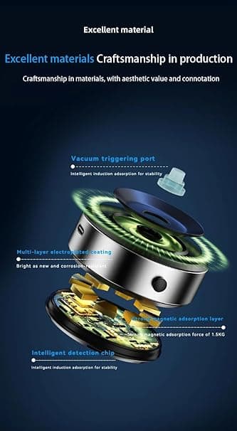 حامل موبايل للسيارة مغناطيس Vacuum Magnetic Phone Holder