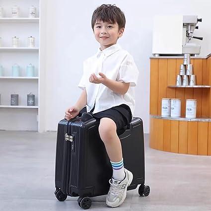 Ride-On Kids Luggage Bag With Spinner Wheel