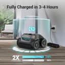 روبوت مكنسة تنظيف المسبح ايبر سيجل برو 200 واط 9000 مللي أمبير Aiper Seagull Pro Cordless Robotic Pool Cleaner