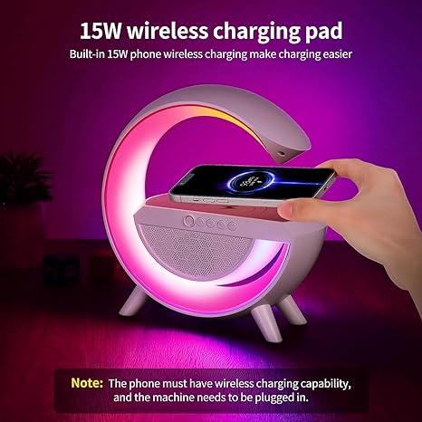 LED Wireless Charging Speaker (BT-2301) - SW1hZ2U6MzEzMjE1MA==