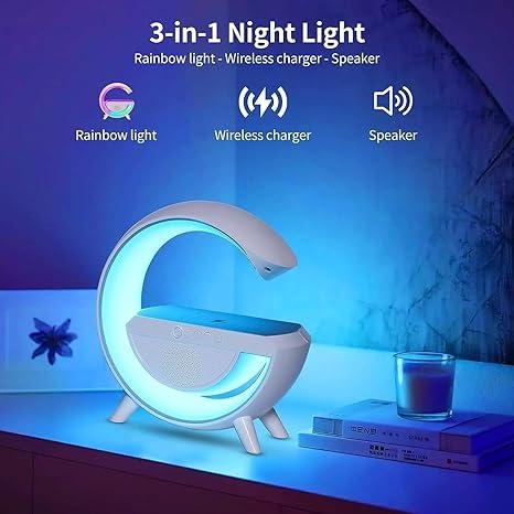 LED Wireless Charging Speaker (BT-2301) - SW1hZ2U6MzEzMjE1Mg==