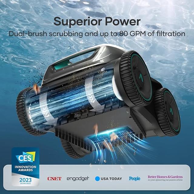 روبوت مكنسة تنظيف المسبح ايبر سيجل برو 200 واط 9000 مللي أمبير Aiper Seagull Pro Cordless Robotic Pool Cleaner