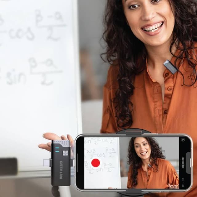 Green Lion 2 In 1 360° Microphone - Black - SW1hZ2U6MzEwMTcwMg==