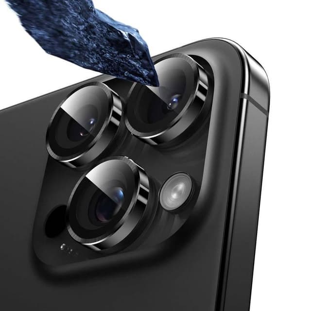 Green Lion iPhone 15 Pro/15 Pro Max For Classic Camera Lens - Black - SW1hZ2U6MzEwOTE1MQ==