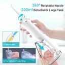جهاز خيط الاسنان المائي محمول 2000 مللي أمبير 300 مللي Portable Oral Irrigator Water Flosser