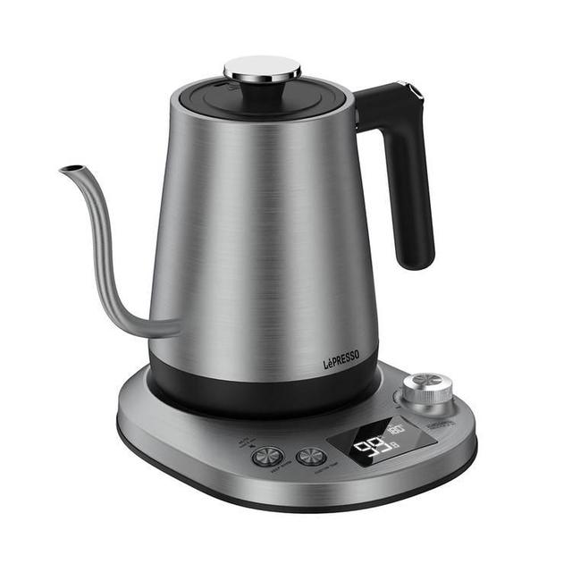 LePresso Pour-Over Kettle Electric Temperature Control - Gray - SW1hZ2U6MzEwMTAwNw==