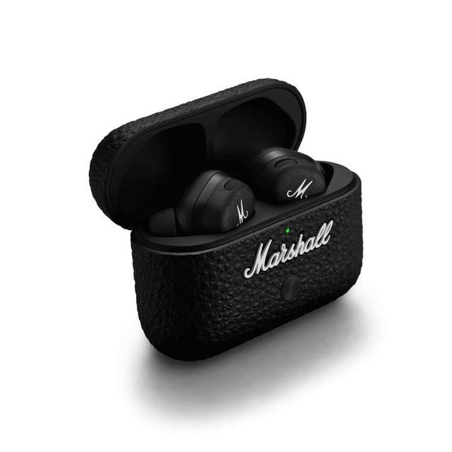 سماعات بلوتوث 10 ساعات مقاومة للماء أسود مارشال Marshall Motif II ANC True Wireless Earphones  Black - SW1hZ2U6MzEwMDA1Ng==