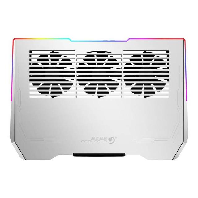 مروحة لابتوب مع تقنية Al RGB فضي بورودو Porodo Gaming Laptop Cooling Fan with Multifan and Al RGB - SW1hZ2U6MzEwNDM3MQ==