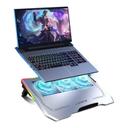 مروحة لابتوب مع تقنية Al RGB فضي بورودو Porodo Gaming Laptop Cooling Fan with Multifan and Al RGB - SW1hZ2U6MzEwNDM3NQ==