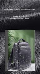 Men's Leather Backpack Fingerprint Lock FL-V2211 - SW1hZ2U6MzA5NjIzNQ==