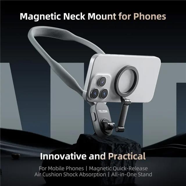 حامل جوال رقبة مغناطيسي للتصوير تيليسين Telesin Phones Magnetic Neck Mount