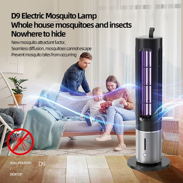 مصيدة الناموس اللاسلكية 1200 مللي أمبير Electric Shock Mosquito Killer - 93883