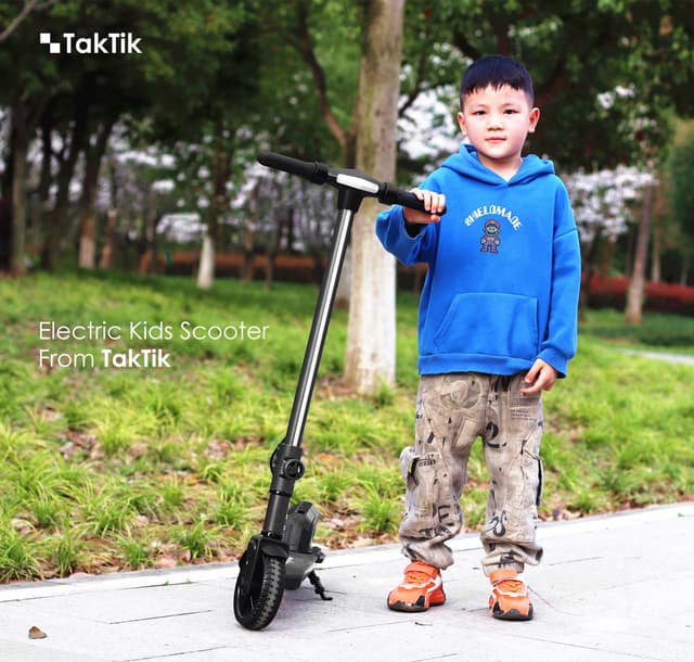 سكوتر كهربائي للأطفال تكتك قابل للطي 150 واط 16 كم/س Taktik Electric Kid Scooter - 93842