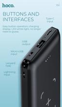 Hoco J50 Surf Wireless Charging Powerbank 10000mAh