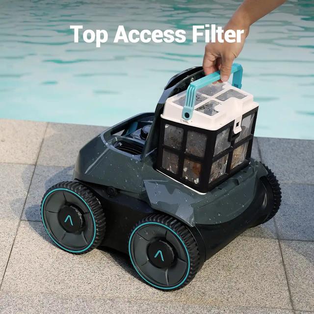 روبوت مكنسة تنظيف المسبح ايبر سيجل برو 200 واط 9000 مللي أمبير Aiper Seagull Pro Cordless Robotic Pool Cleaner