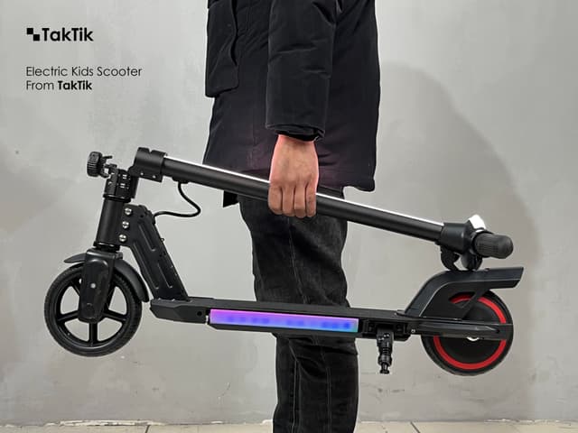 سكوتر كهربائي للأطفال تكتك قابل للطي 150 واط 16 كم/س Taktik Electric Kid Scooter - 93831