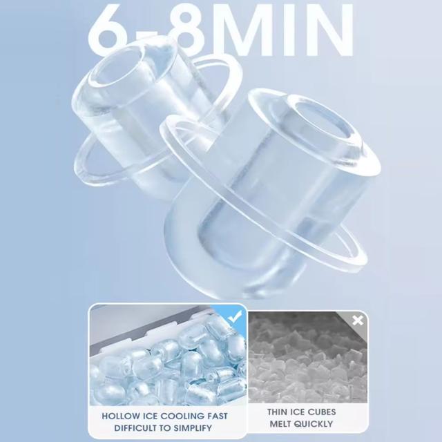 صانعة ثلج منزلية دي اس بي 1.4 لتر 165 واط Dsp KD8001 Ice Maker Machine