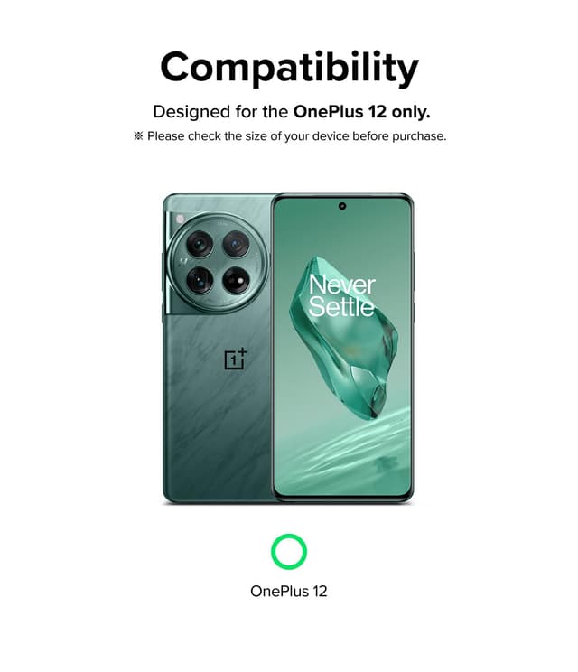 لاصقة حماية الشاشة أربع طبقات لجهاز ون بلس 12 قطعتين رينجكي Ringke Dual Easy Film Compatible with OnePlus 12 Screen Protector