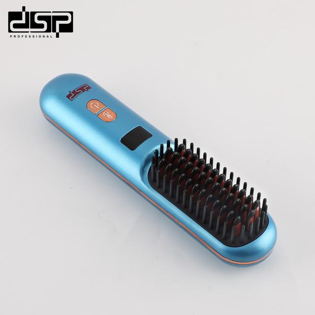 مشط حراري للشعر دي اس بي 2600 مللي أمبير 5 اعدادات حرارة Dsp Cordless Hair Straightener Brush - SW1hZ2U6MzE4NjYwMQ==