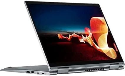 لاب توب لينوفو مستعمل 2 في 1 مع معالج كور اي 7 الجيل العاشر ورام 8 جيجابايت وهارد 256 جيجابايت رمادي لينوفو Pre-owned Lenovo ThinkPad X1 Yoga 2 in 1 Notebook