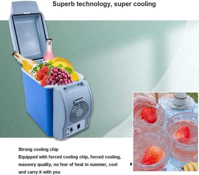 Dual-use Cooler And Heater 7.5L Mini Car Fridge - 695188