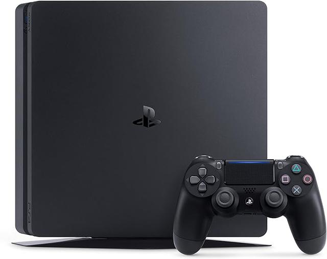 سوني 4 سليم مجدد 1 تيرابايت أسود سوني Renewed Sony Playstation 4 Slim 1Tb Console