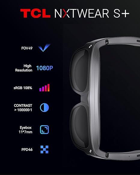 TCL Nxtwear S+ XR Wearable Display Smart Glasses
