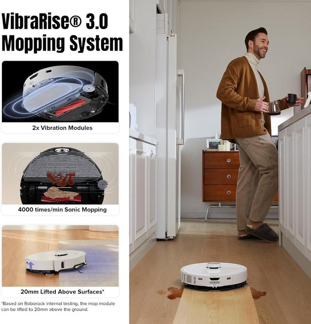 Roborock S8 MaxV Ultra Robot Vacuum & Sonic Mop - 724391
