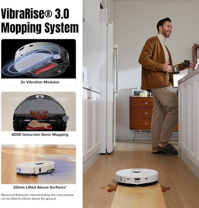 Roborock S8 MaxV Ultra Robot Vacuum & Sonic Mop - SW1hZ2U6MzE2NTAxNQ==