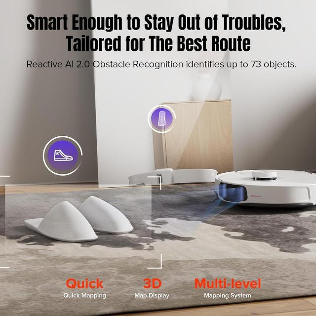 Roborock S8 MaxV Ultra Robot Vacuum & Sonic Mop - 724387