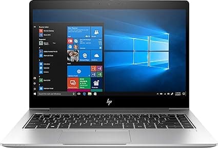 لاب توب hp مجدد 14 بوصة رام 8 جيجابايت وذاكرة SSD بسعة 256 جيجا بايت اتش بي Renewed HP EliteBook 840 G6 Business Laptop Windows 10 Pro