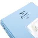 O Ozone 128 Pockets Card Size Pockets Fujiflims Mini Photo Album for Fujifilm Instax Mini 9 7s 8 8+ 25 26 50s 70 90 Instant Camera Name Card, Photo Book (Light Blue)