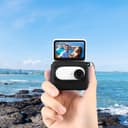 O Ozone Silicone Case Compatible with Insta360 GO 3, Soft Carrying Case with Lens Cover Cap & Wrist Strap |Anti-drop Protective Accessories Cover for Insta360 GO 3 Action Camera Accessories- Black