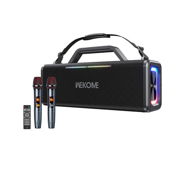 سماعات سبيكر مكبر صوت مع مايك لاسلكي 18000 مللي أمبير Wekome Beluga D2 Outdoor Wireless Speaker