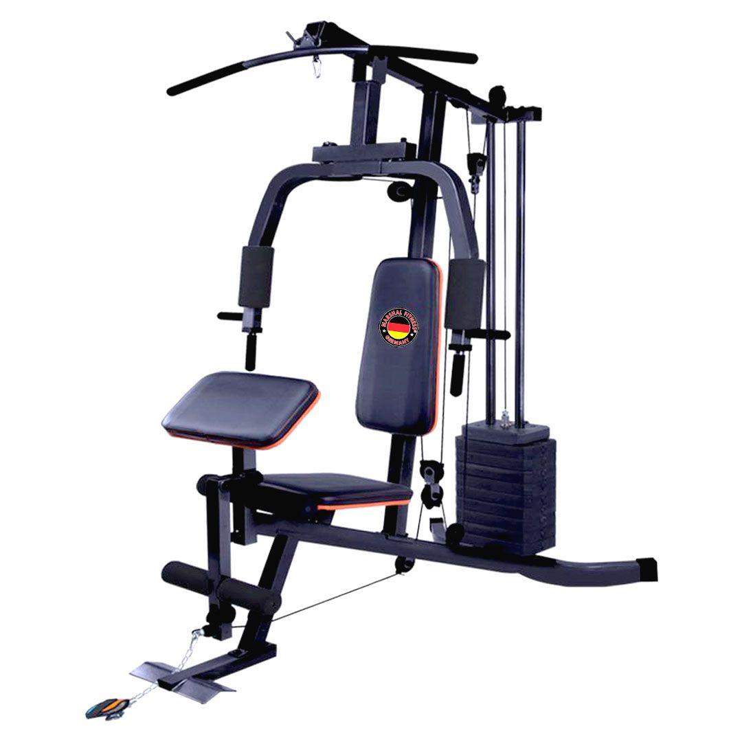 جهاز التمارين الرياضية جيم منزلي مارشال فتنس Marshal Fitness Home Gym Machine 98 LBS Weight Stacks