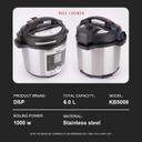 قدر ضغط كهربائي 6 لتر دي اس بي 1000 واط Dsp Professional Electric Pressure Cooker - SW1hZ2U6MzE0Nzc0NA==