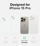 كفر ايفون 15 برو مع ماج سيف أسود رينجكي Ringke  Alles Compatible with iPhone 15 Pro Case
