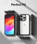 Ringke Fusion Bold Compatible with iPhone 15 Pro Case Cover Firm Grip Frame Anti-Yellowing Anti-Fingerprint Frosted Hard Back Shockproof Bumper iPhone 15 Pro Back Cover - Matte Black