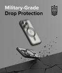 Ringke Fusion Bold Magnetic Compatible with iPhone 15 Pro Case Cover Firm Grip Frame Anti-Yellowing Anti-Fingerprint Frosted Hard Back Shockproof Bumper iPhone 15 Pro Back Cover - Matte Black