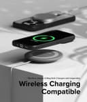 كفر ايفون 15 برو ماكس مع ماج سيف أسود مت وشفاف رينجكي Ringke Fusion Bold Magnetic Compatible with iPhone 15 Pro Max Case