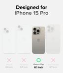 كفر ايفون 15 برو ماكس مع ماج سيف رمادي رينجكي Ringke Onyx Case Compatible with iPhone 15 Pro Max