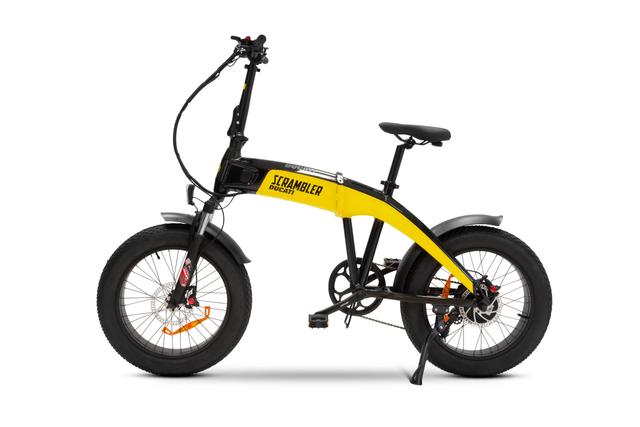 دراجة كهربائية للكبار دوكاتي قابل للطي 25 كم/س 374 واط بالساعة Ducati Scrambler SCR-E Bike