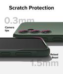 Ringke Onyx Compatible with Samsung Galaxy S23FE 5G Case Cover Rugged Flexible Durable Anti-Slip TPU Protection Shockproof Samsung S23FE Back Cover  - Dark Green