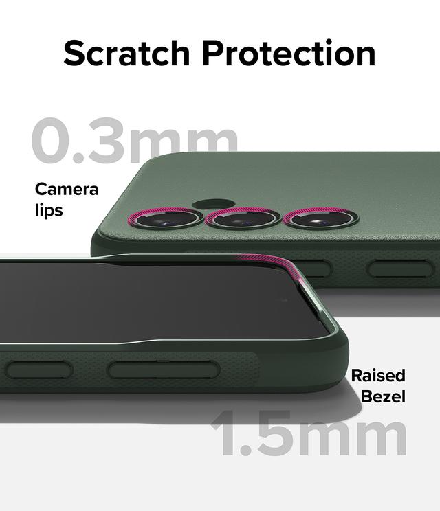 Ringke Onyx Compatible with Samsung Galaxy S23FE 5G Case Cover Rugged Flexible Durable Anti-Slip TPU Protection Shockproof Samsung S23FE Back Cover  - Dark Green