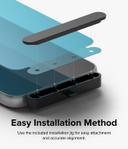 Ringke Full Cover Tempered Glass Screen Protector Compatible with Samsung S23FE, Premium 9H Hardness Shatterproof Coverage Protective Film with Installation Kit- 2 Pack - 2 Pack, W Installation Jig