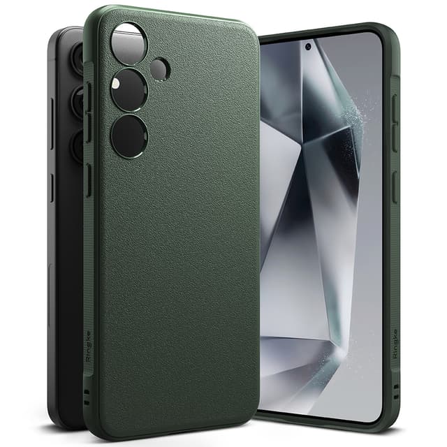 Ringke Onyx Compatible with Samsung Galaxy S24 Plus 5G Case (2024), Rugged Shockproof Non-Slip TPU Slim Thin Phone Cover for Galaxy S24 Plus- Dark Green