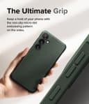 Ringke Onyx Compatible with Samsung Galaxy S24 Plus 5G Case (2024), Rugged Shockproof Non-Slip TPU Slim Thin Phone Cover for Galaxy S24 Plus- Dark Green