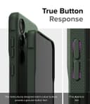 Ringke Onyx Compatible with Samsung Galaxy S24 Plus 5G Case (2024), Rugged Shockproof Non-Slip TPU Slim Thin Phone Cover for Galaxy S24 Plus- Dark Green