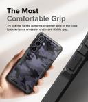 Ringke Fusion-X Case Compatible with Samsung Galaxy S24 Plus 5G Case (2024), Clear Hard Back with Shockproof Protective Bumper Phone Cover for S24 Plus - Camo Black
